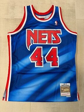 Mitchell & Ness Men's NJ Nets Hardwood Classic Swingman Jersey - Derrick Coleman